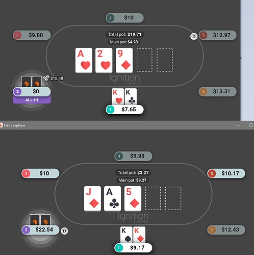 same guy 2x 4x pot shoves flop with ace