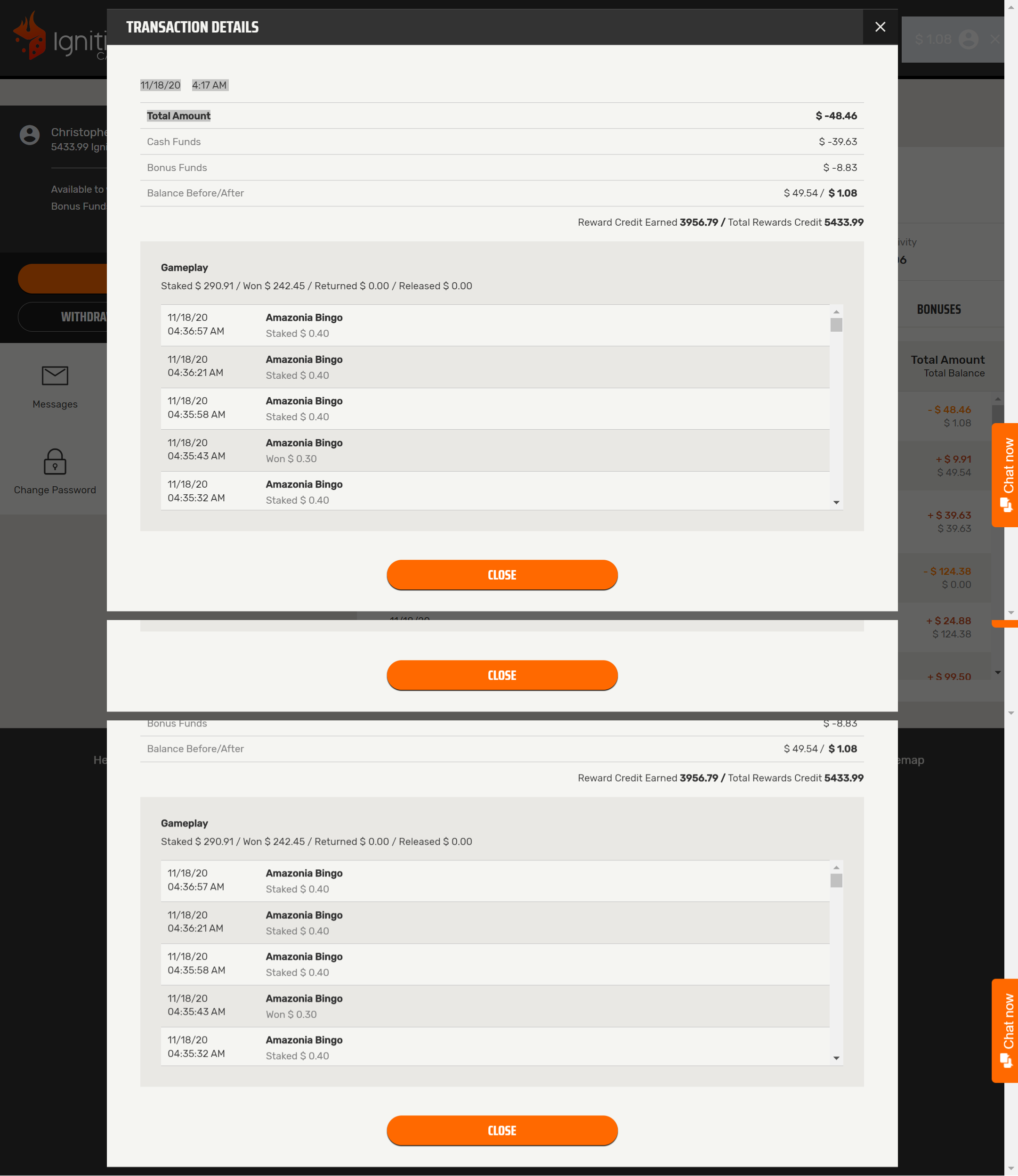 Amazonia Bingo Malfunction..? Slots Ignition Forum